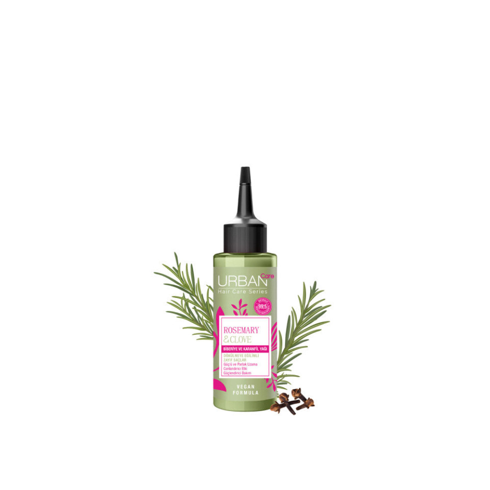 Rosemary & Clove Biberiye ve Karanfil Saç Bakım Yağı 100 ML