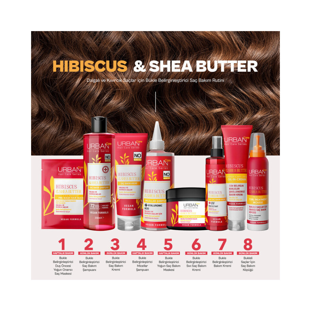 Twisted Curls Hibiscus & Shea Butter Onarıcı Bakım Köpüğü 150 ML