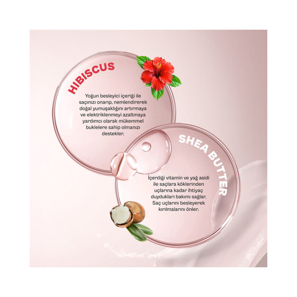 Twisted Curls Hibiscus & Shea Butter Sıvı Saç Bakım Kremi