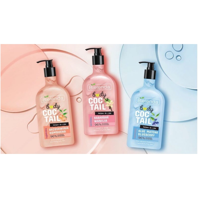 Bielenda Body Coctail Smoothing Body Lotion Peach + Kombucha 95% Natural Ingredients 400ml (2)