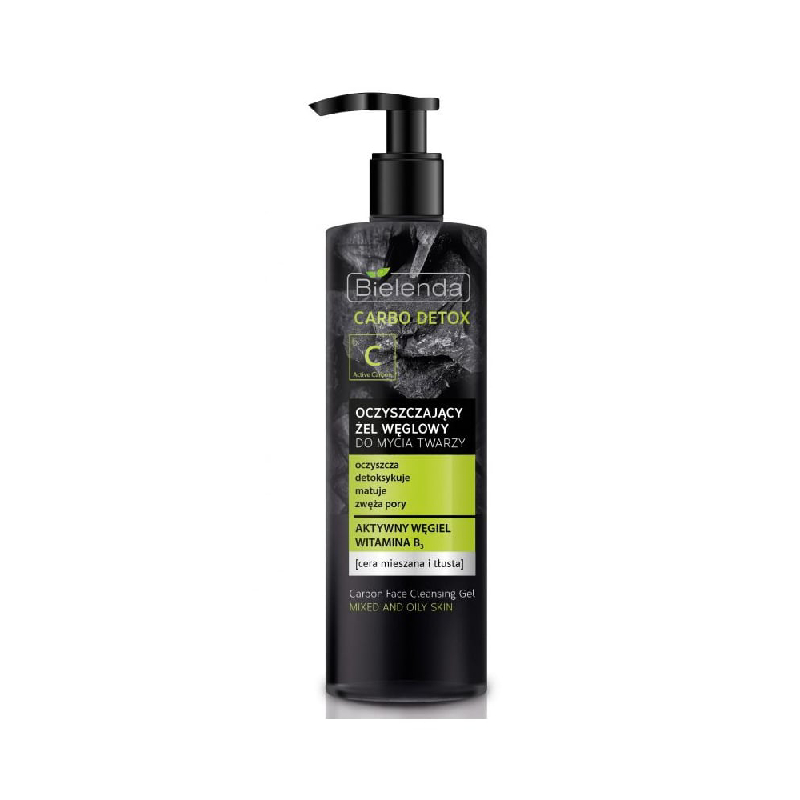 Bielenda Carbo Detox Charcoal Purifying Cleansing Gel 195g (1)