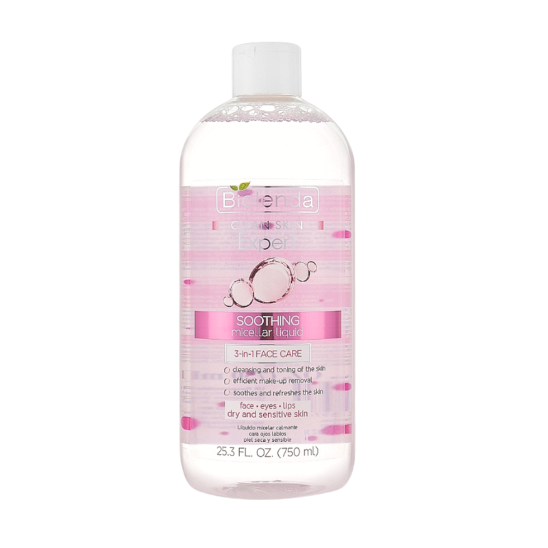 Bielenda Clean Skin Expert 3in1 Soothing Micellar Water 750ml
