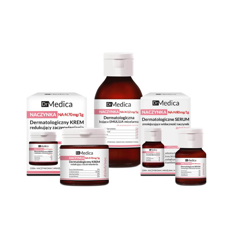 Bielenda Dr Medica Capillaries Dermatological Face Cream Reducing Skin Redness Day Night 50ml (1)