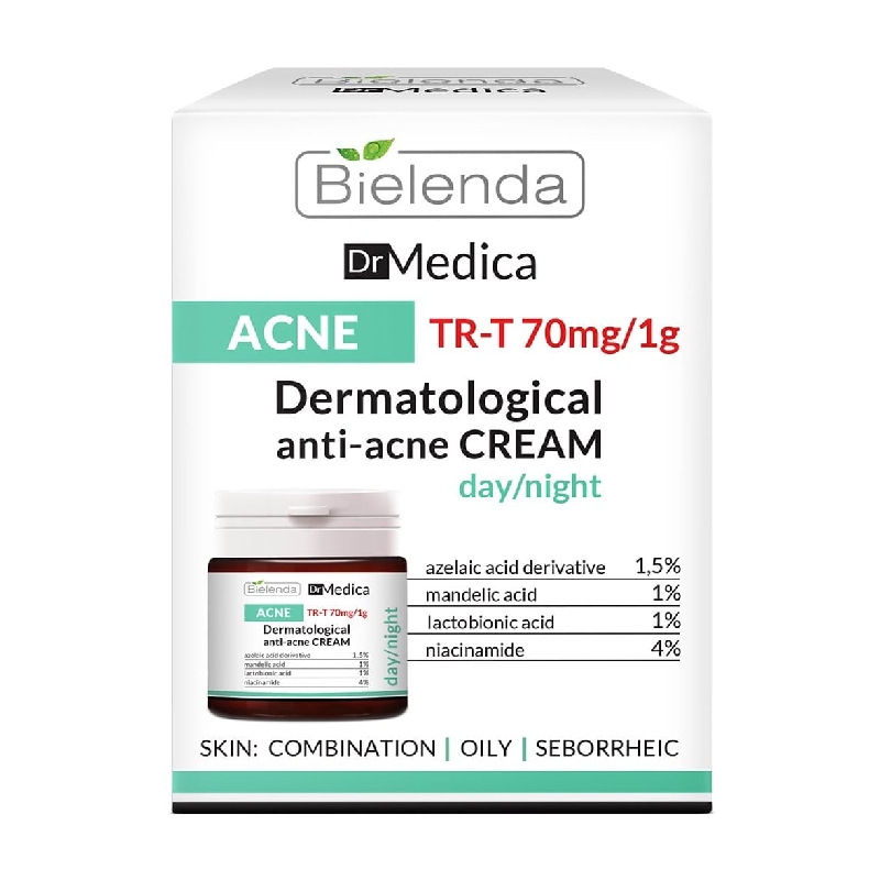 Bielenda Dr Medica Dermatological Anti Acne Face Cream Day Night 50ml