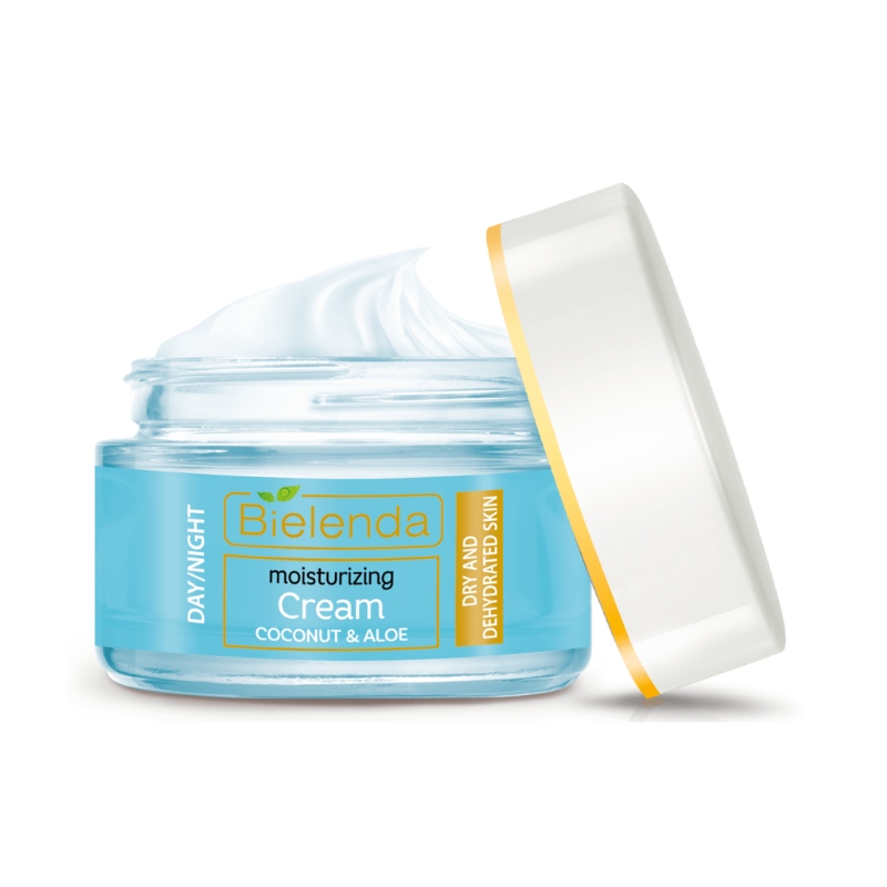 Bielenda Hydra Care Moisturizing Face Cream Coconut & Aloe Dry and Dehydrated Skin 50ml