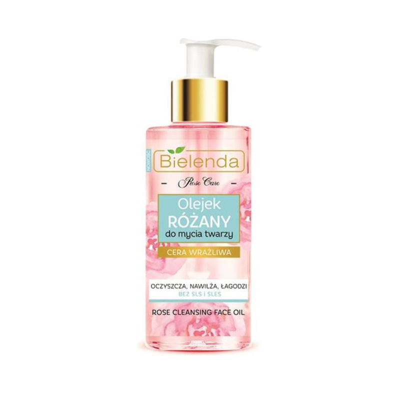 Bielenda Rose Care Cleansing Face Oil for Sensitive Skin 140ml