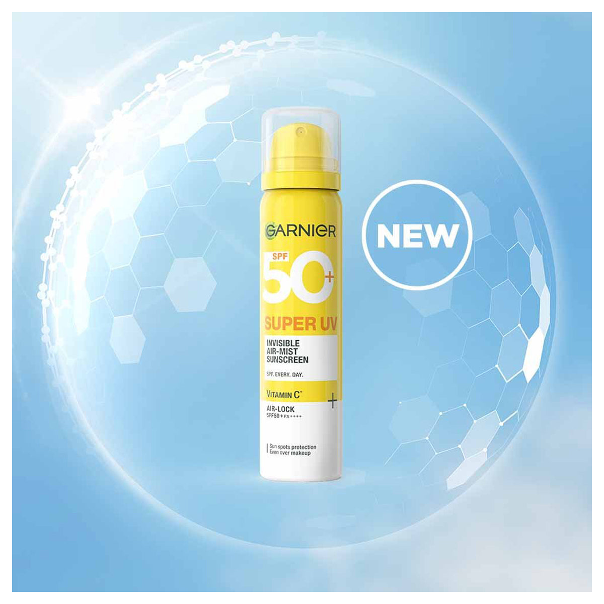 Garnier Super UV Invisible Air Mist Sunscreen SPF50 75ml