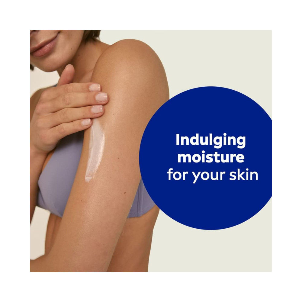 NIVEA Irresistibly Smooth Body Lotion (400ml), NIVEA Moisturiser for Dry Skin made with Deep Moisture Serum and Shea Butter, Smooth Skin NIVEA Body Lotion