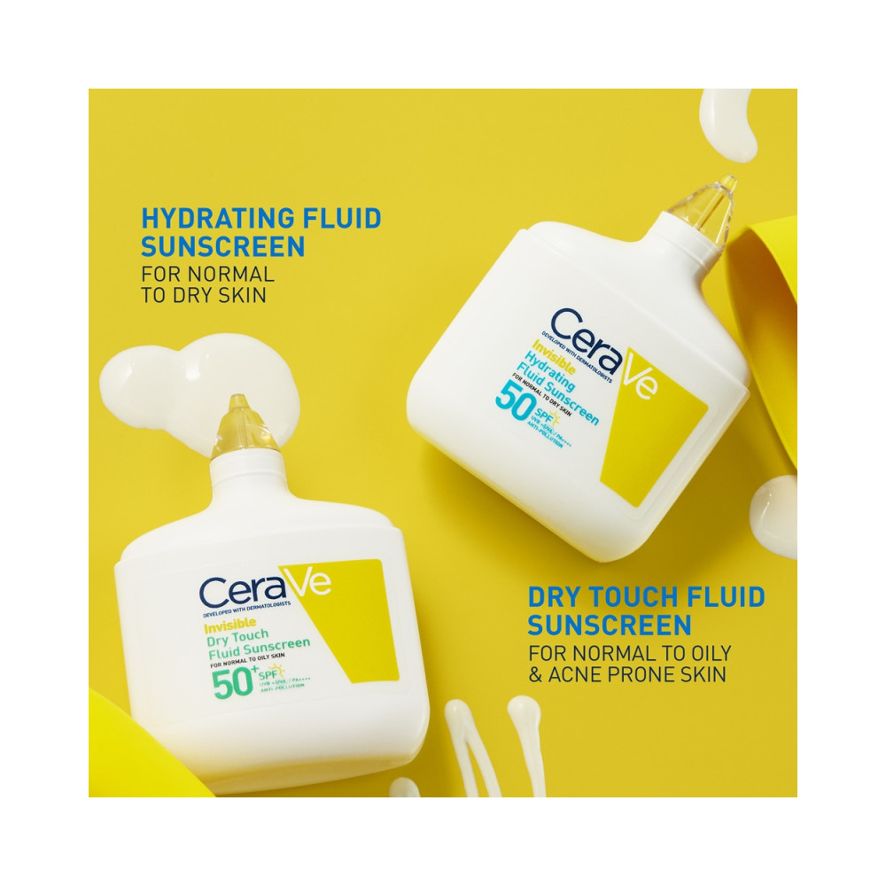 CeraVe Invisible Hydrating Fluid Sunscreen SPF