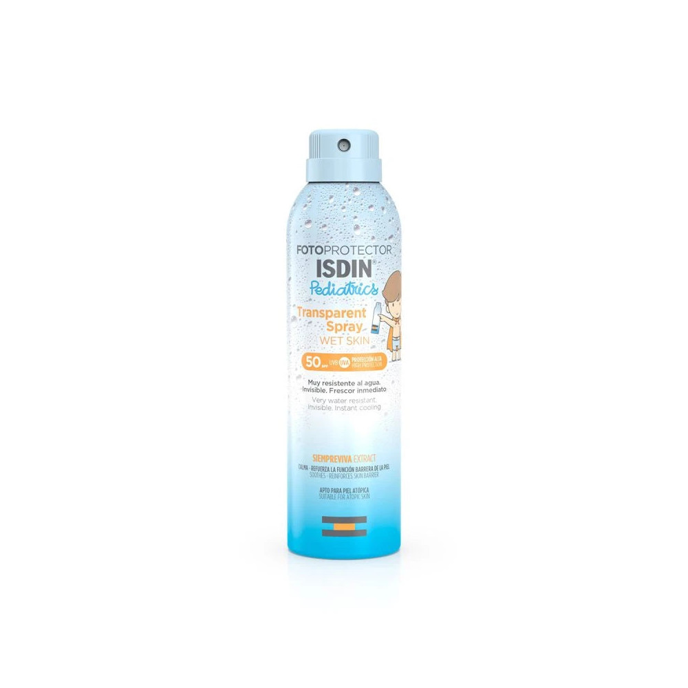 Isdin Transparent Spray Wet Skin Pediatrics For Kids SPF50 250ml